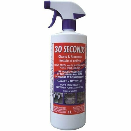BIA HOLDINGS 30 Seconds Outdoor Cleaner, 1 L, Liquid, Bleach, Light Yellow 30SEC1